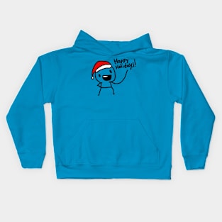 Happy Holidays Doodle Kids Hoodie